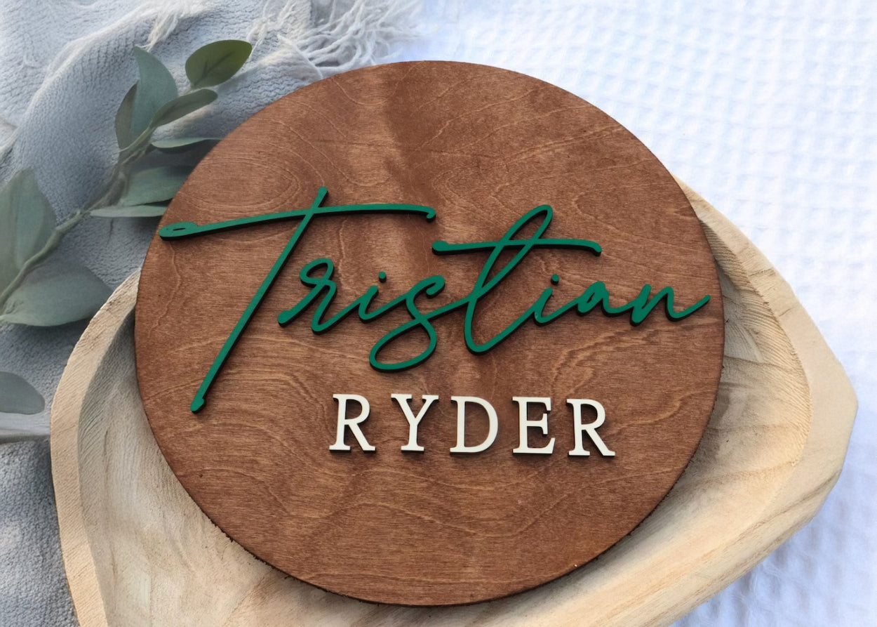 Simple Nursery Sign