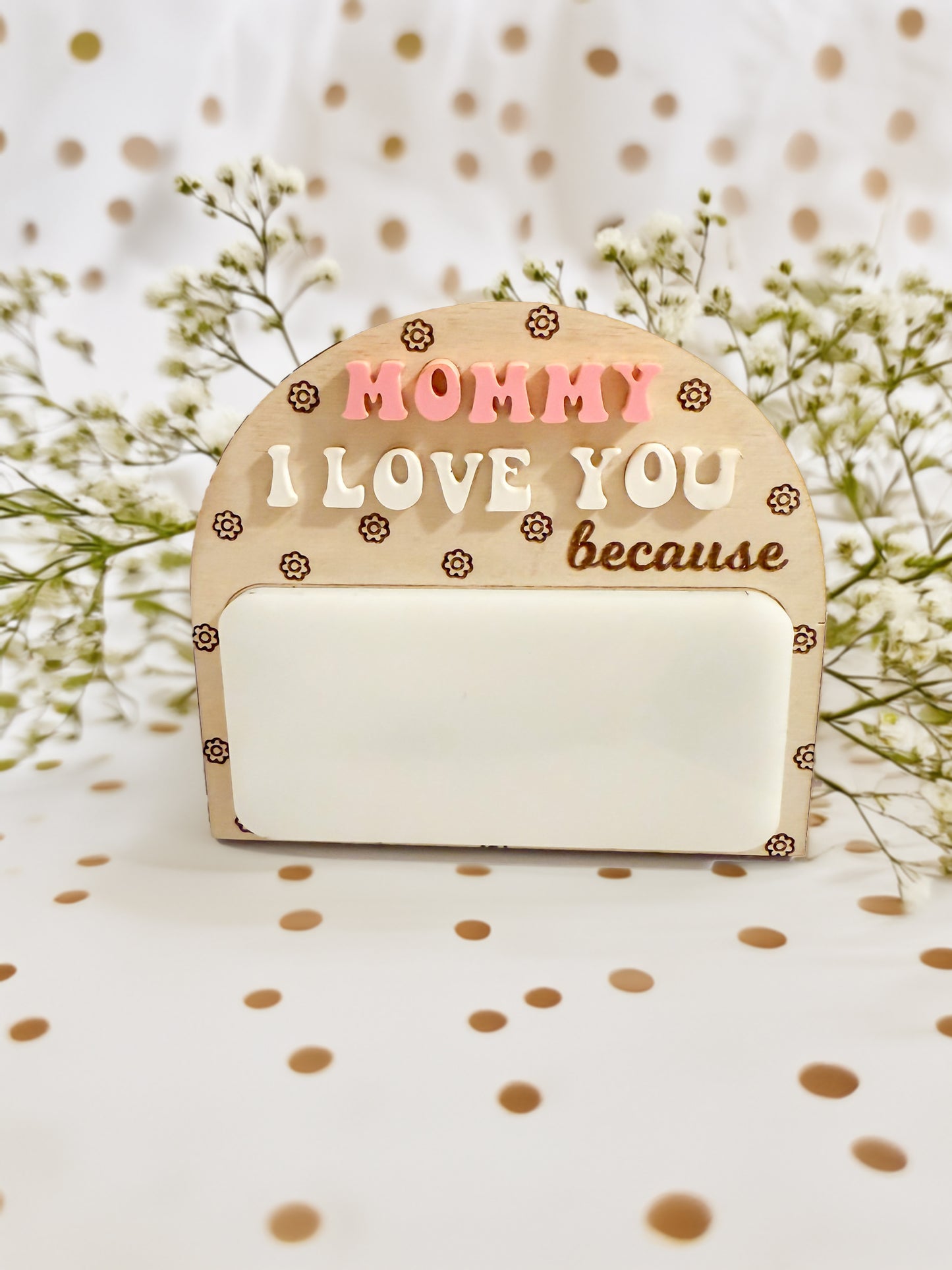 "I Love You Because" Magnet