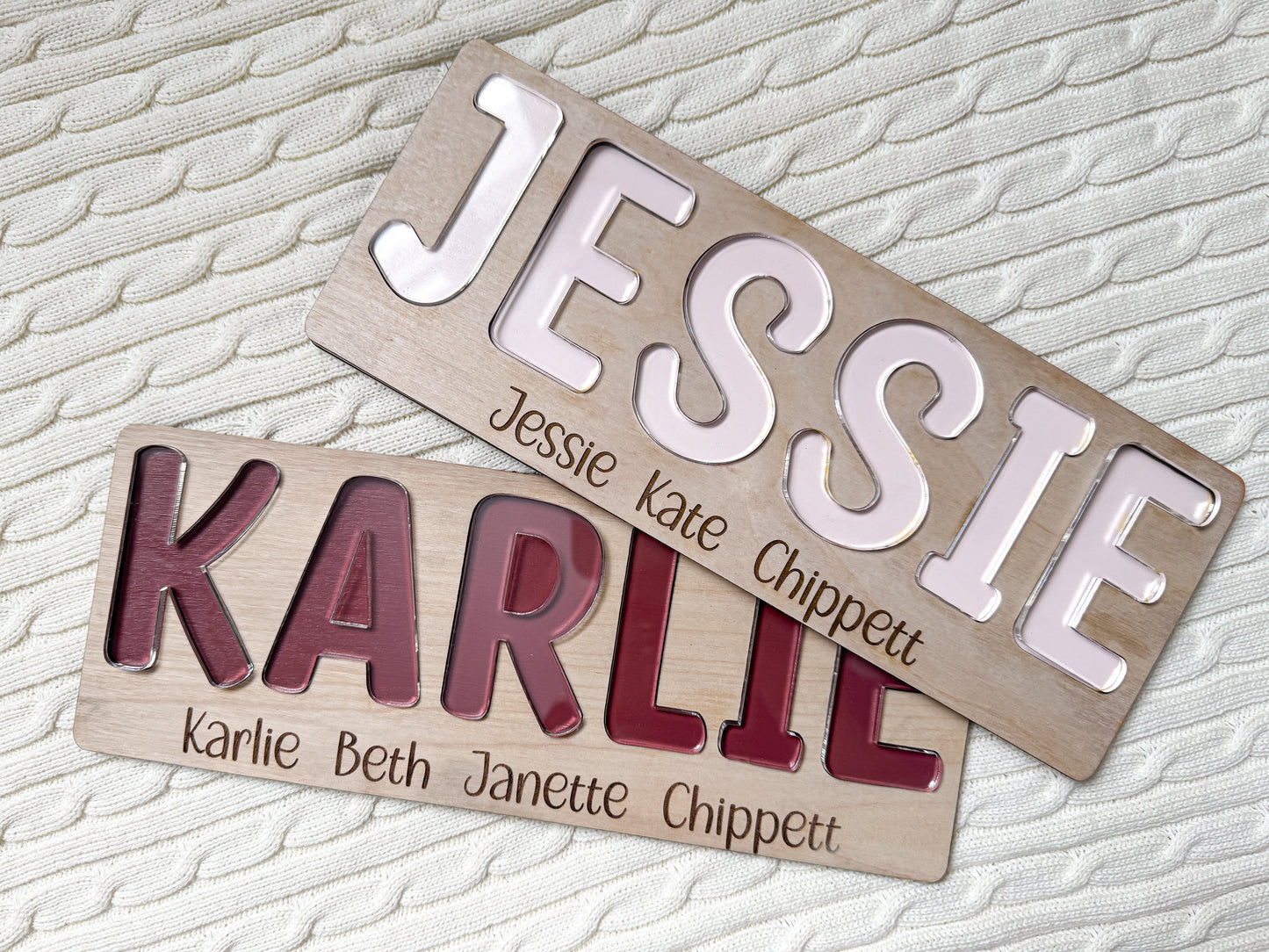 Wooden Name Puzzle