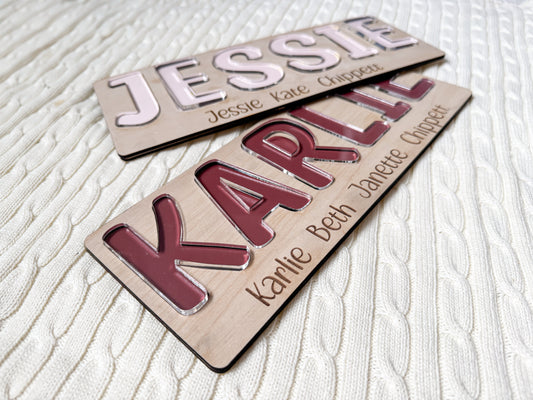 Wooden Name Puzzle