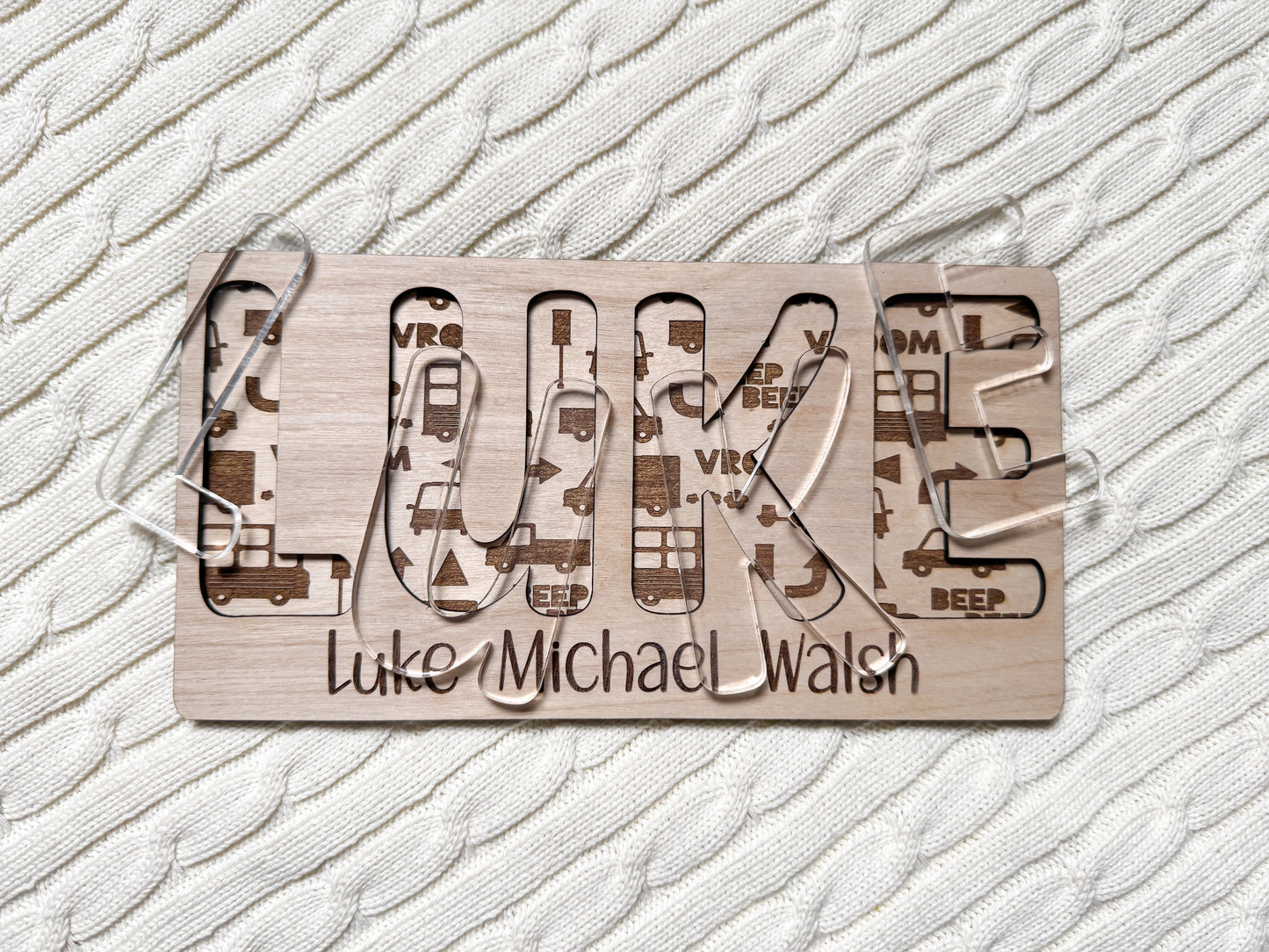 Wooden Name Puzzle
