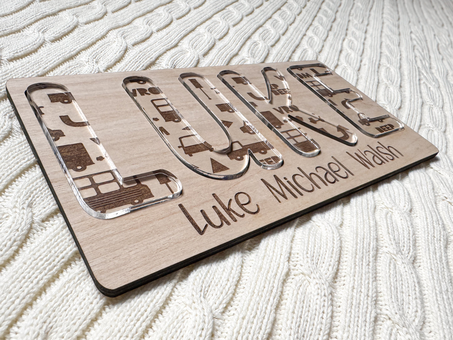 Wooden Name Puzzle