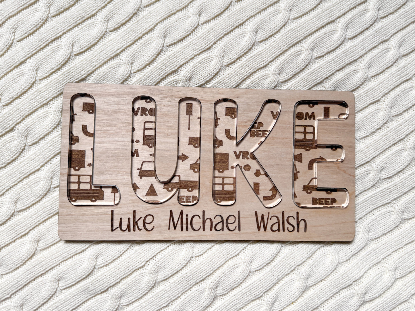 Wooden Name Puzzle