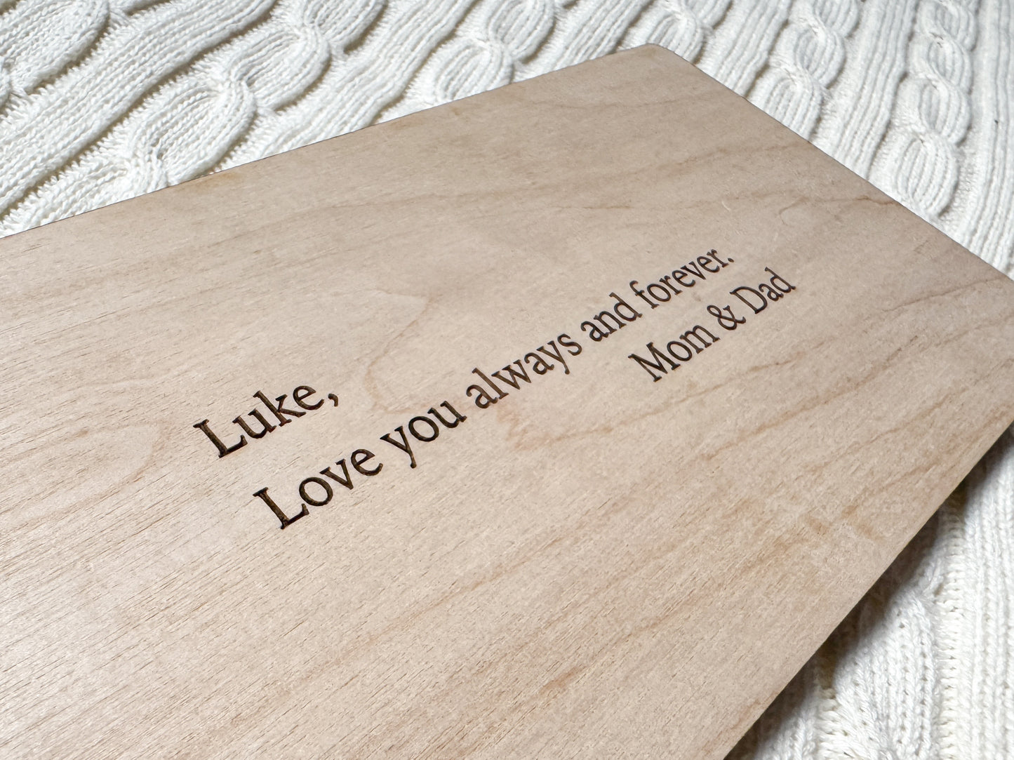 Wooden Name Puzzle
